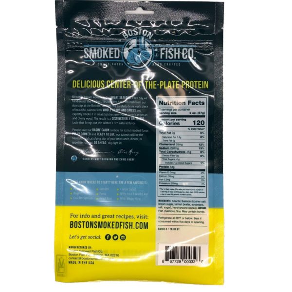 Boston Smoked Fish Co Ragin Cajun Smoked Salmon