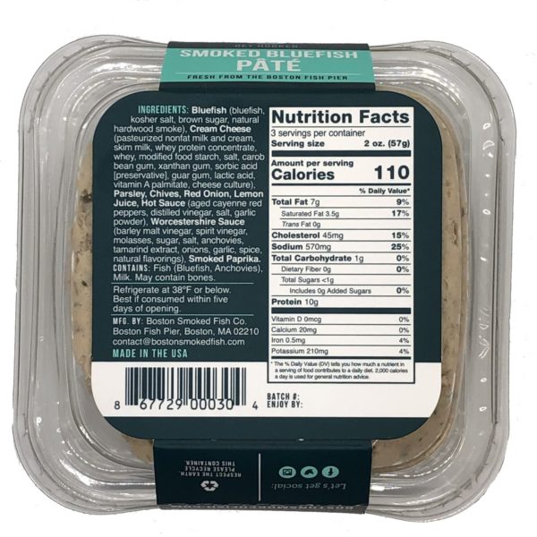 Boston Smoked Fish Co Smoked Bluefish Pate